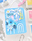 Pinkfresh Studio - Stencils - Elevated Rainbows-ScrapbookPal