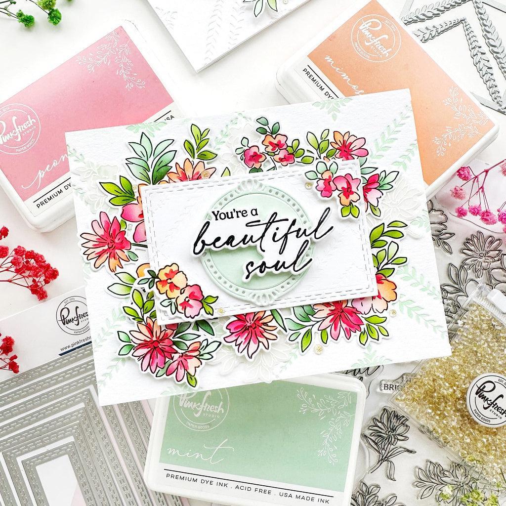Pinkfresh Studio - Stencils - Flowers for the Soul-ScrapbookPal