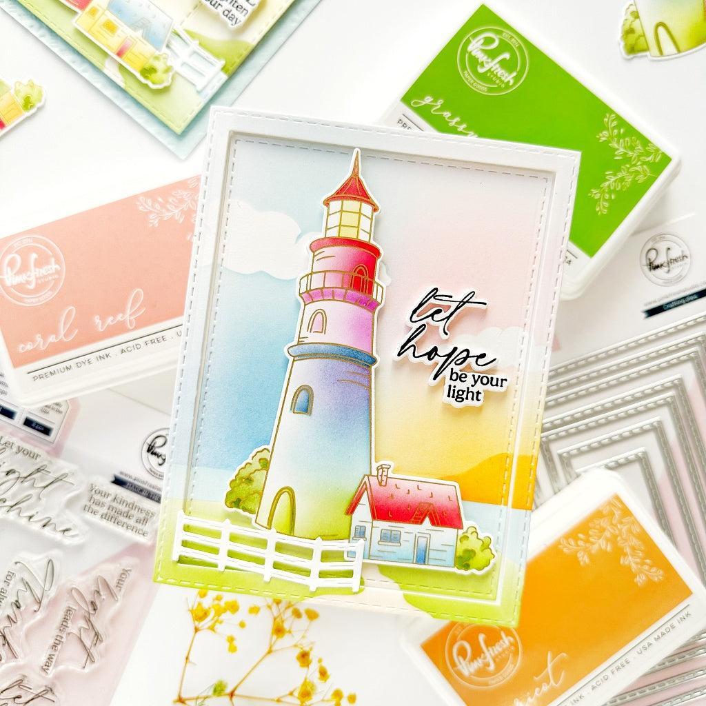 Pinkfresh Studio - Stencils - Guiding Light-ScrapbookPal