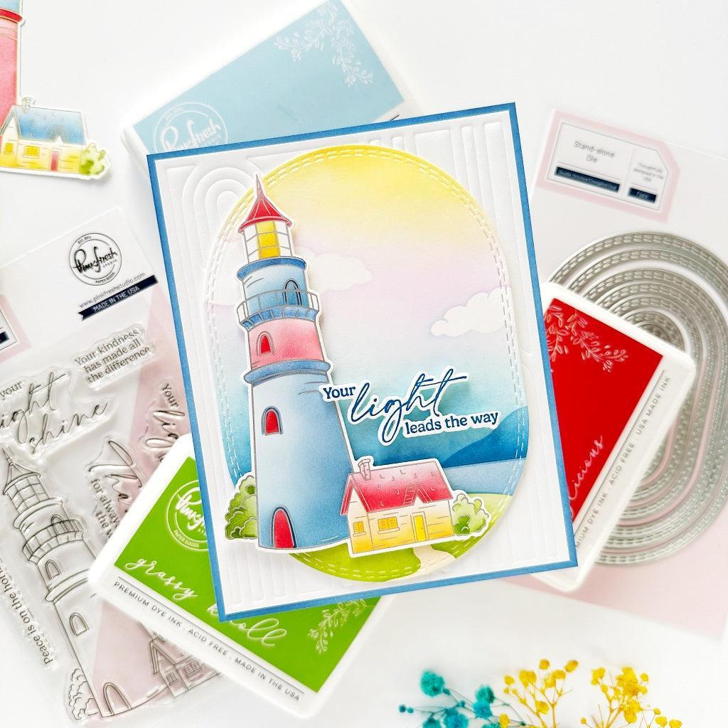 Pinkfresh Studio - Stencils - Guiding Light-ScrapbookPal