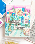 Pinkfresh Studio - Stencils - Holiday Street-ScrapbookPal