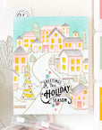 Pinkfresh Studio - Stencils - Holiday Street-ScrapbookPal