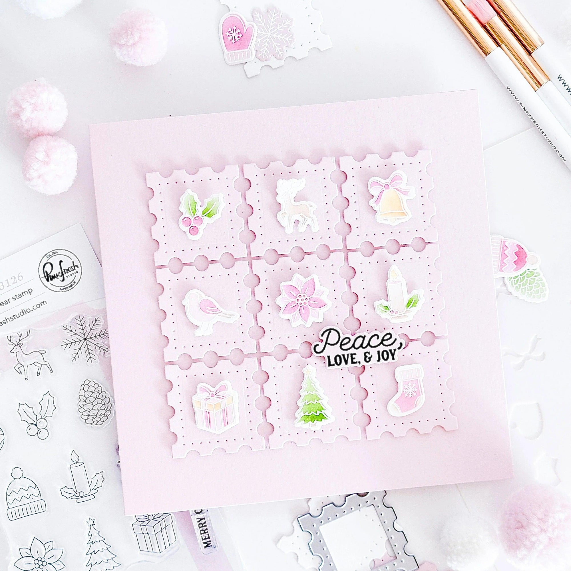 Pinkfresh Studio - Clear Stamps - Holiday Treasures-ScrapbookPal