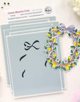 Pinkfresh Studio - Stencils - Lemon Blossom Crest-ScrapbookPal