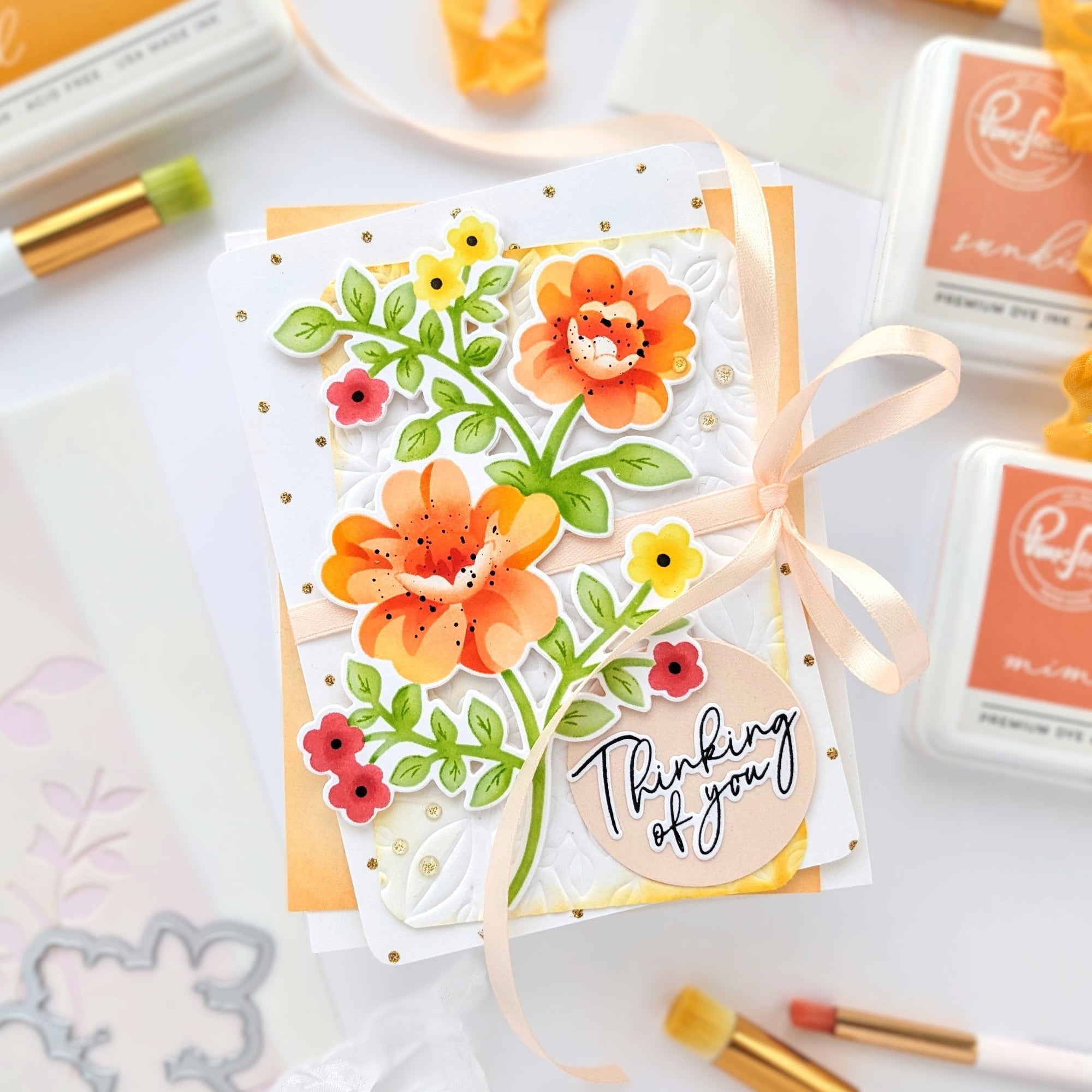 Pinkfresh Studio - Stencils - Never Give Up-ScrapbookPal