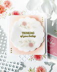 Pinkfresh Studio - Clear Stamps - Peony Glow-ScrapbookPal