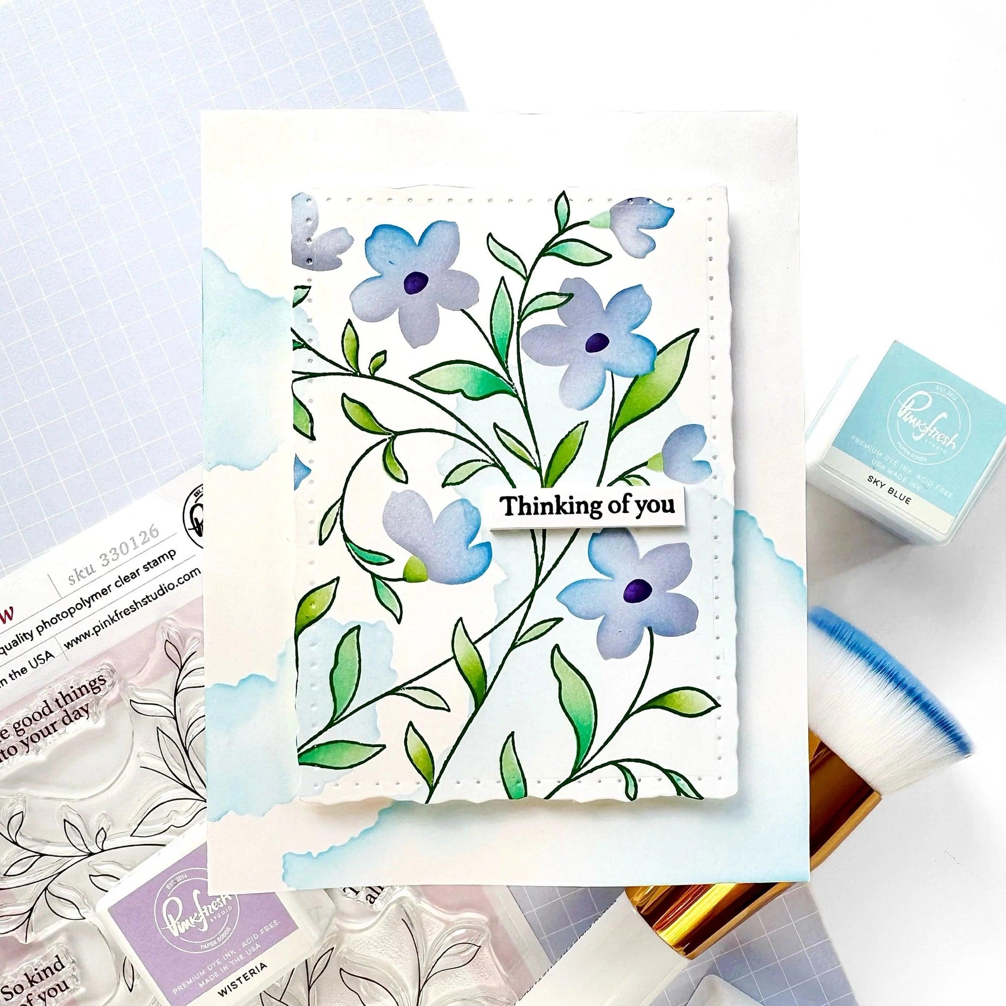 Pinkfresh Studio - Clear Stamps - Soft Meadow-ScrapbookPal