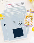 Pinkfresh Studio - Stencils - Steeped in Comfort-ScrapbookPal