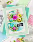 Pinkfresh Studio - Stencils - Steeped in Kindness-ScrapbookPal
