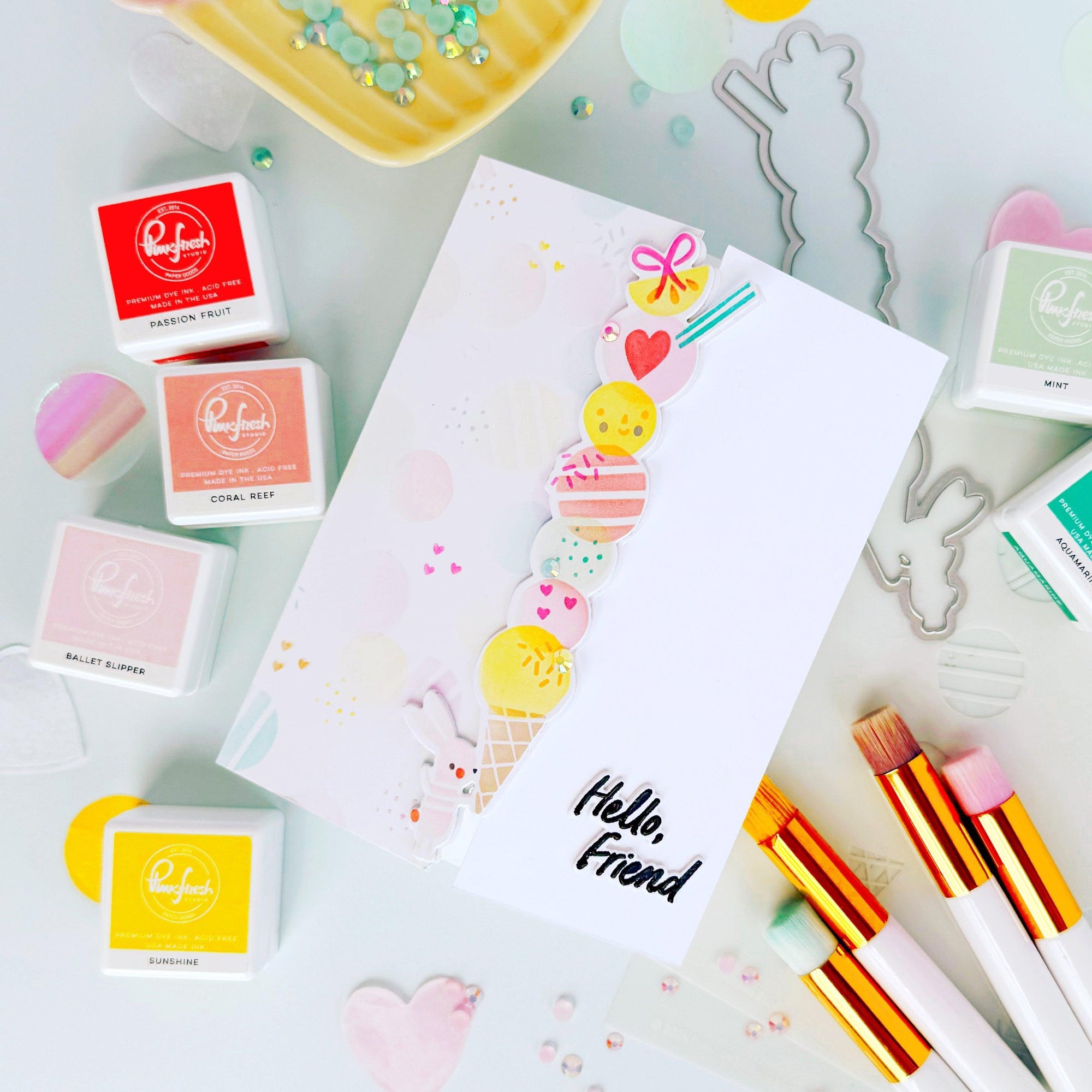 Pinkfresh Studio - Dies - Sweet Scoops-ScrapbookPal