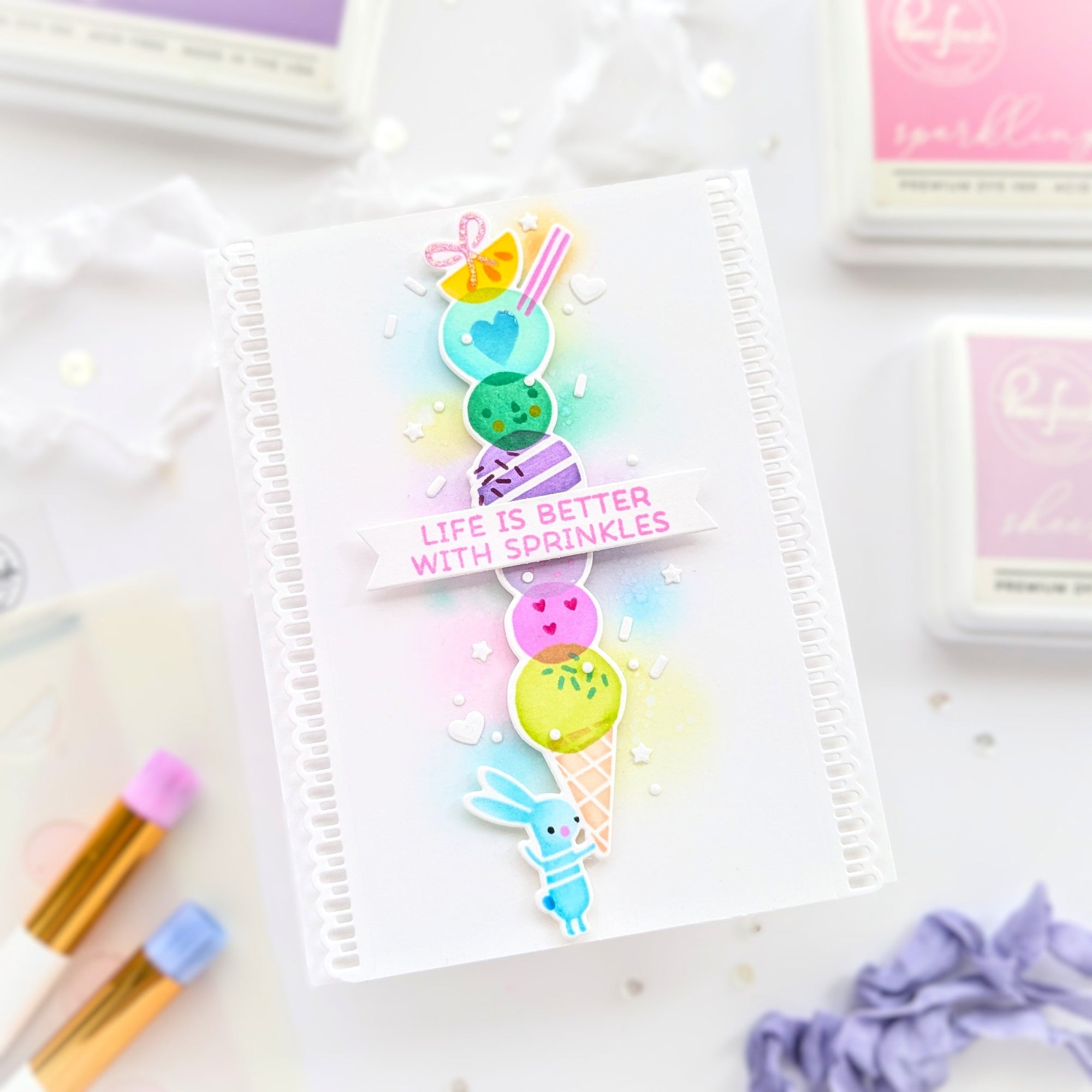 Pinkfresh Studio - Dies - Sweet Scoops-ScrapbookPal