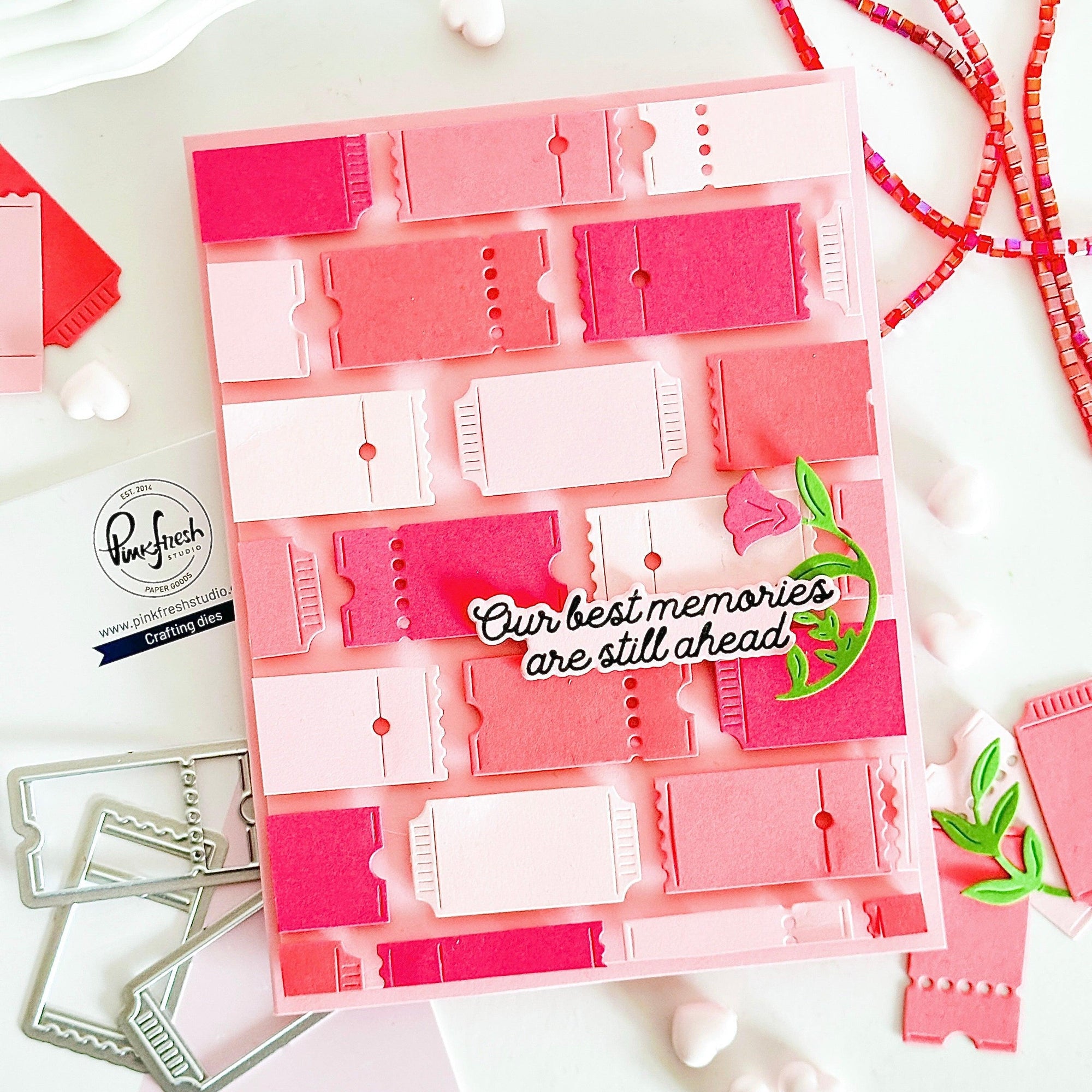 Pinkfresh Studio - Stencils - Trailing Grace-ScrapbookPal