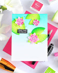 Pinkfresh Studio - Stencils - Tranquil Water Lilies-ScrapbookPal