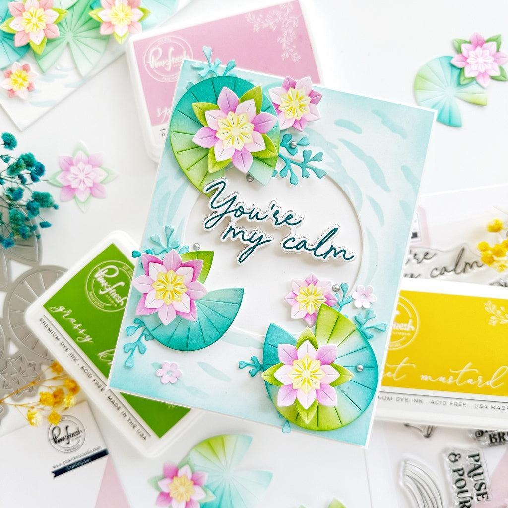 Pinkfresh Studio - Dies - Tranquil Water Lilies-ScrapbookPal