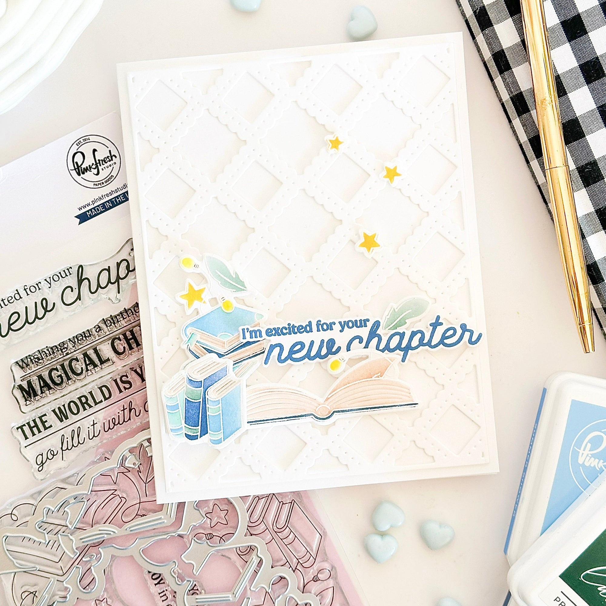 Pinkfresh Studio - Stencils - Twilight Tales-ScrapbookPal