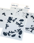 Pinkfresh Studio - Stencils - Wild Meadow Wreath-ScrapbookPal