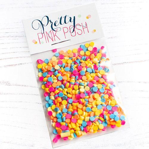 Pretty Pink Posh - Clay Confetti - Summertime-ScrapbookPal