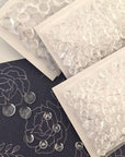 Pretty Pink Posh - Clear Droplets, Small-ScrapbookPal