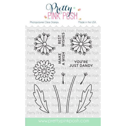 Pretty Pink Posh - Clear Stamps - Dandelions-ScrapbookPal