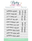 Pretty Pink Posh - Clear Stamps - Summer Banner Greetings-ScrapbookPal