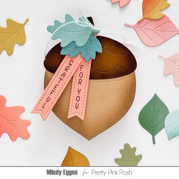 Pretty Pink Posh - Clear Stamps - Upright Greetings: Fall-ScrapbookPal