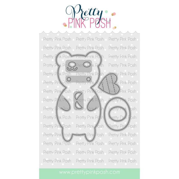 Pretty Pink Posh - Dies - Bear Holder-ScrapbookPal
