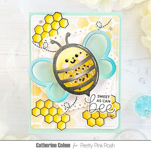 Pretty Pink Posh - Dies - Bee Shaker-ScrapbookPal