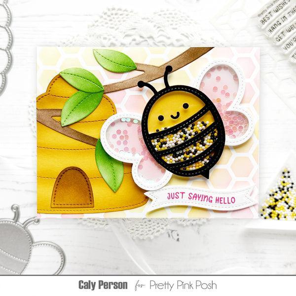 Pretty Pink Posh - Dies - Bee Shaker-ScrapbookPal