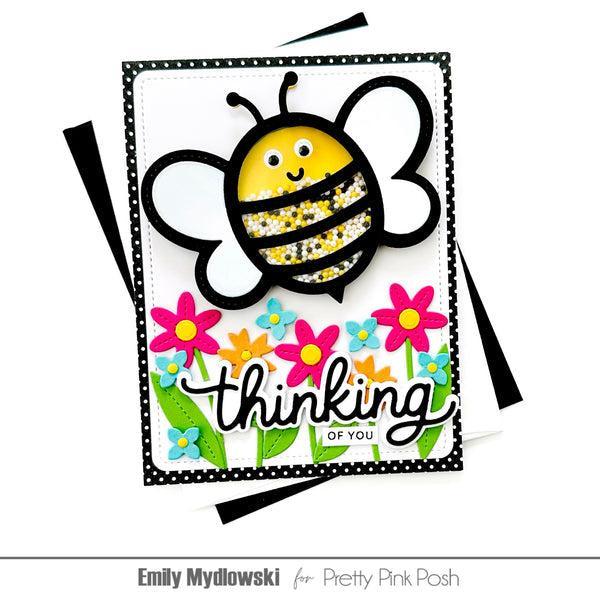 Pretty Pink Posh - Dies - Bee Shaker-ScrapbookPal