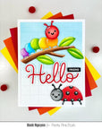 Pretty Pink Posh - Dies - Checkered Pierced Plate-ScrapbookPal