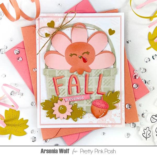 Pretty Pink Posh - Dies - Fall Bucket Additions-ScrapbookPal