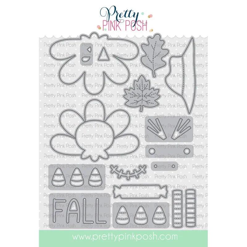 Pretty Pink Posh - Dies - Fall Bucket Additions-ScrapbookPal