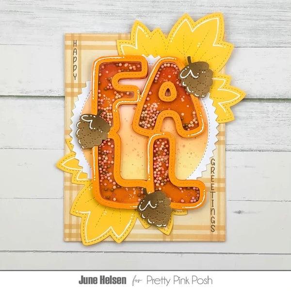 Pretty Pink Posh - Dies - Fall Word Shaker-ScrapbookPal