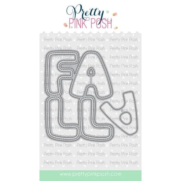 Pretty Pink Posh - Dies - Fall Word Shaker-ScrapbookPal