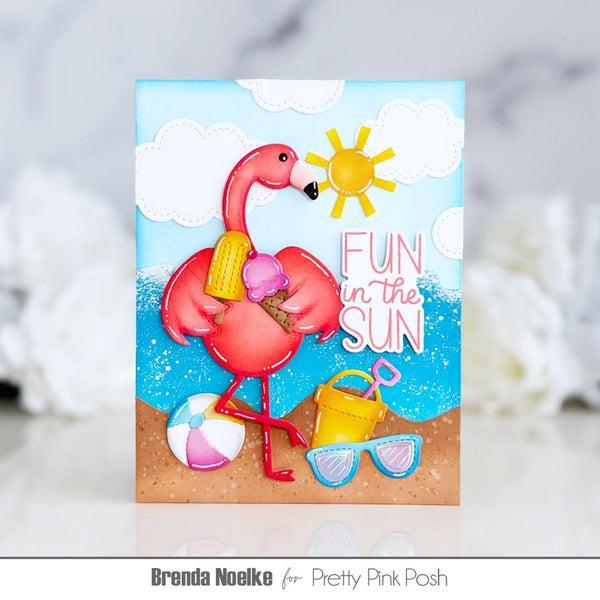 Pretty Pink Posh - Dies - Flamingo Holder-ScrapbookPal