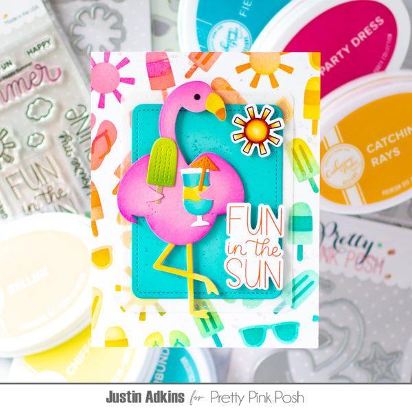 Pretty Pink Posh - Dies - Flamingo Holder-ScrapbookPal