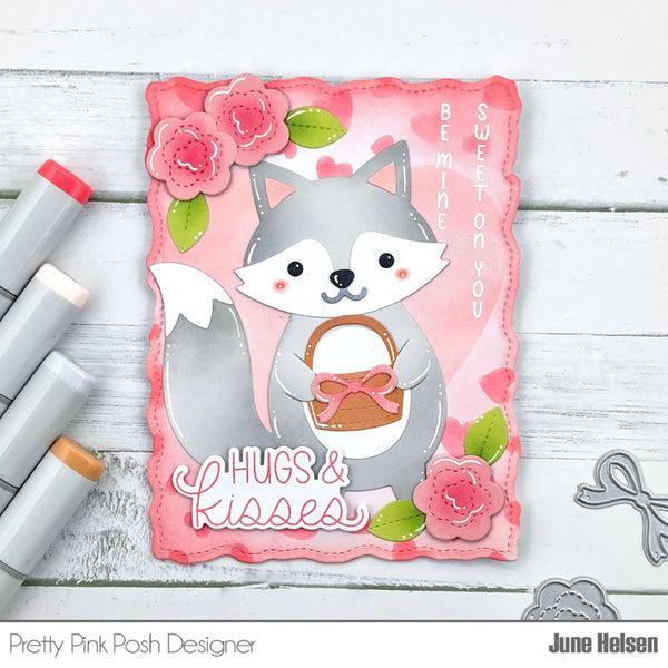 Pretty Pink Posh - Dies - Fox Holder-ScrapbookPal