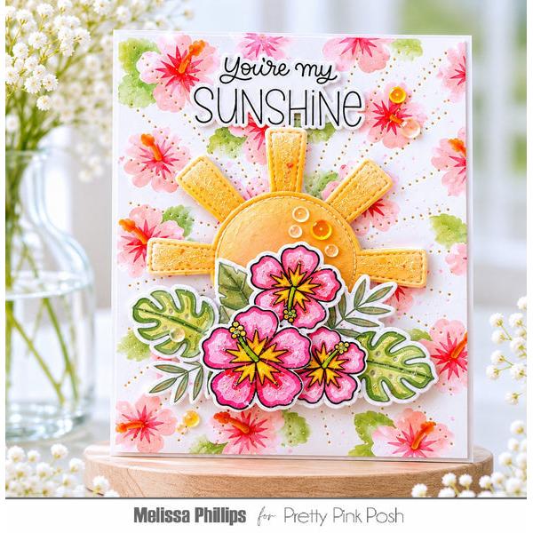 Pretty Pink Posh - Dies - Happy Hibiscus-ScrapbookPal