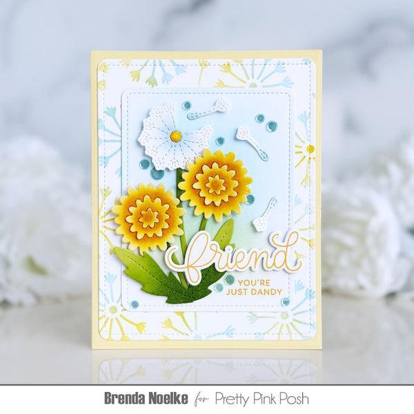Pretty Pink Posh - Clear Stamps - Hello Friend-ScrapbookPal