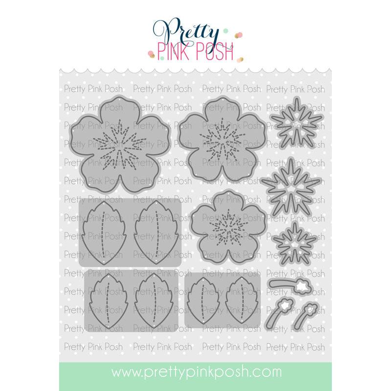 Pretty Pink Posh - Dies - Hibiscus Flowers-ScrapbookPal
