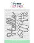 Pretty Pink Posh - Dies - Large Hello Shadow-ScrapbookPal
