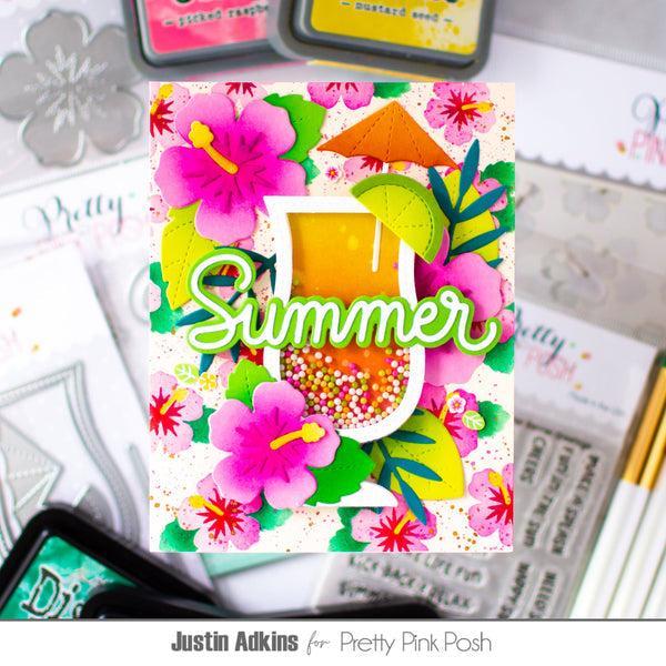 Pretty Pink Posh - Dies - Large Summer Shadow-ScrapbookPal