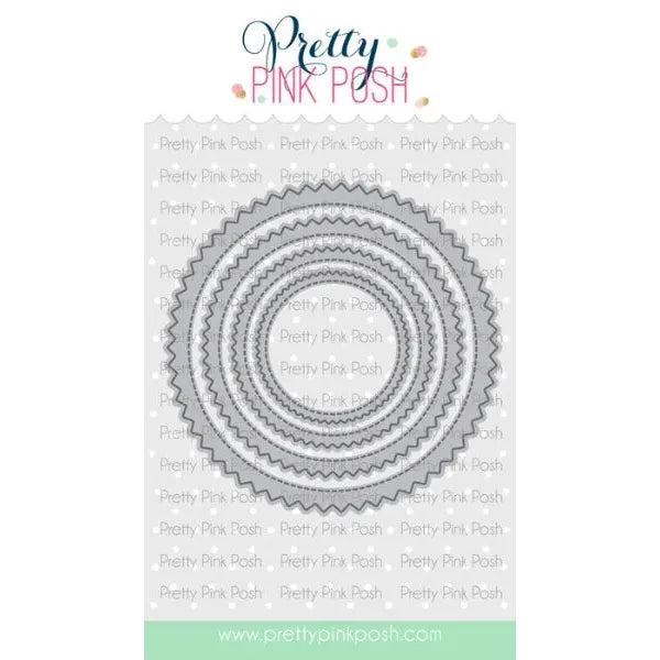 Pretty Pink Posh - Dies - Pinking Circles-ScrapbookPal