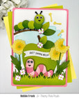 Pretty Pink Posh - Dies - Rounded Stitched Rectangles-ScrapbookPal