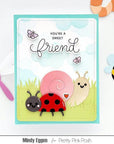 Pretty Pink Posh - Dies - Rounded Stitched Rectangles-ScrapbookPal