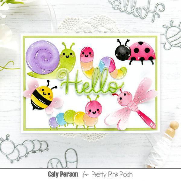 Pretty Pink Posh - Dies - Stitched Bugs-ScrapbookPal