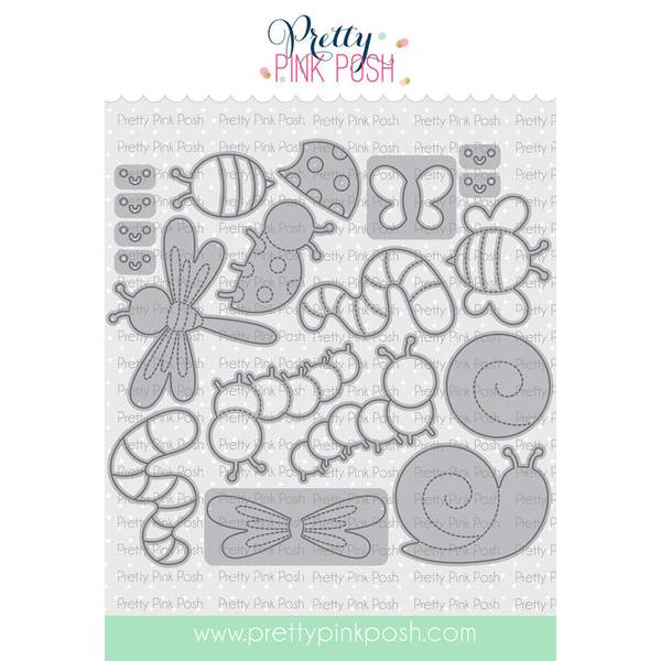 Pretty Pink Posh - Dies - Stitched Bugs-ScrapbookPal