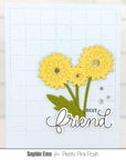 Pretty Pink Posh - Dies - Stitched Dandelions-ScrapbookPal