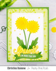 Pretty Pink Posh - Dies - Stitched Dandelions-ScrapbookPal