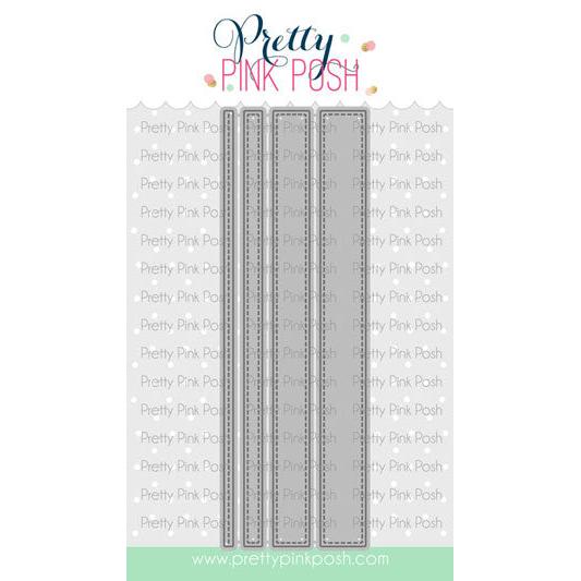 Pretty Pink Posh - Dies - Stitched Strips-ScrapbookPal